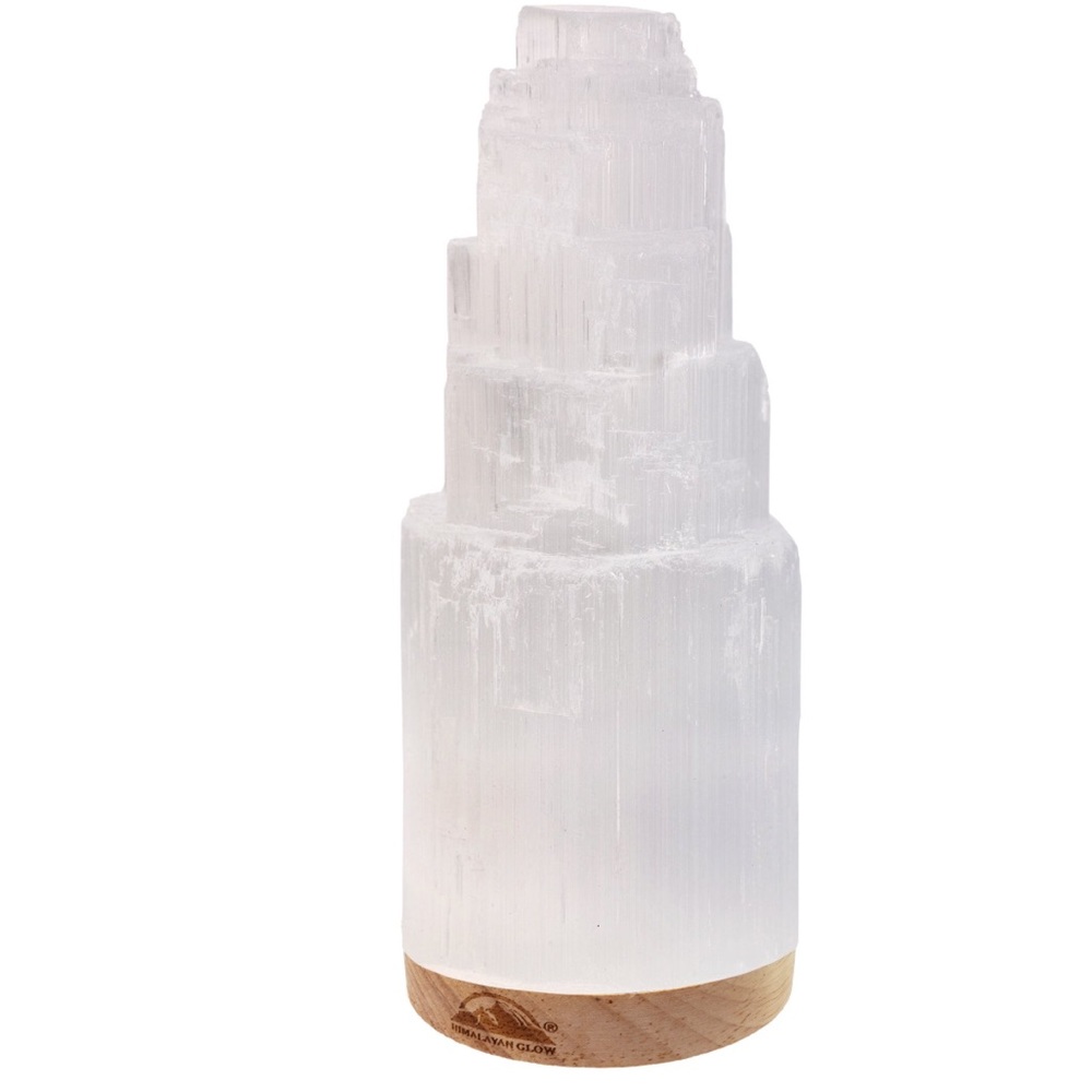 Genuine selenite crystal lamp - Picture 2 of 10